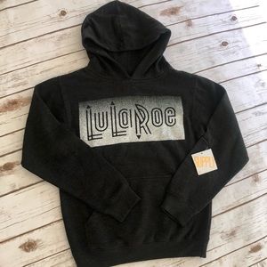 NWT LuLaRoe Supply Hoodie Big Kid Medium
